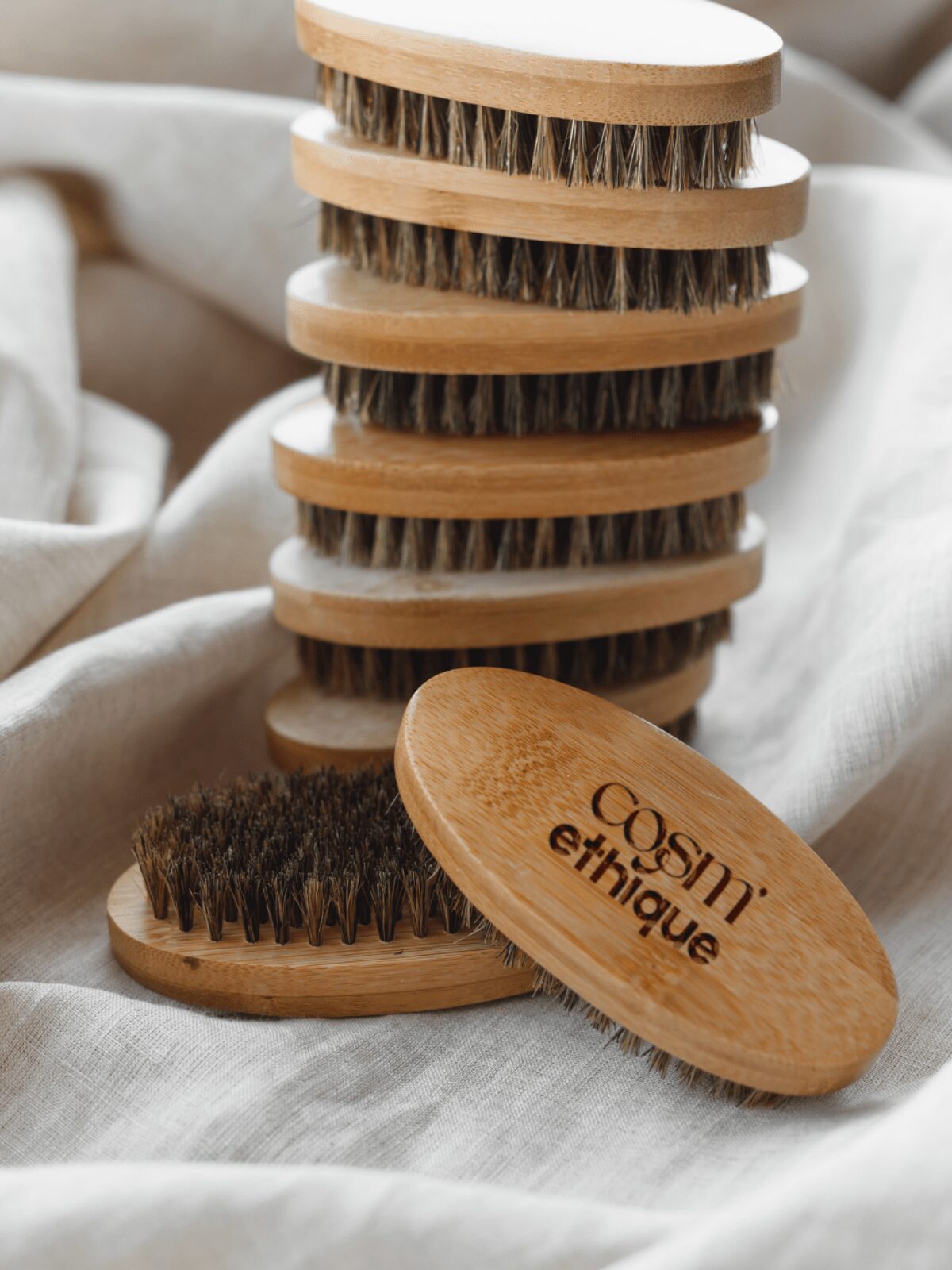 Brosse en poil de sanglier