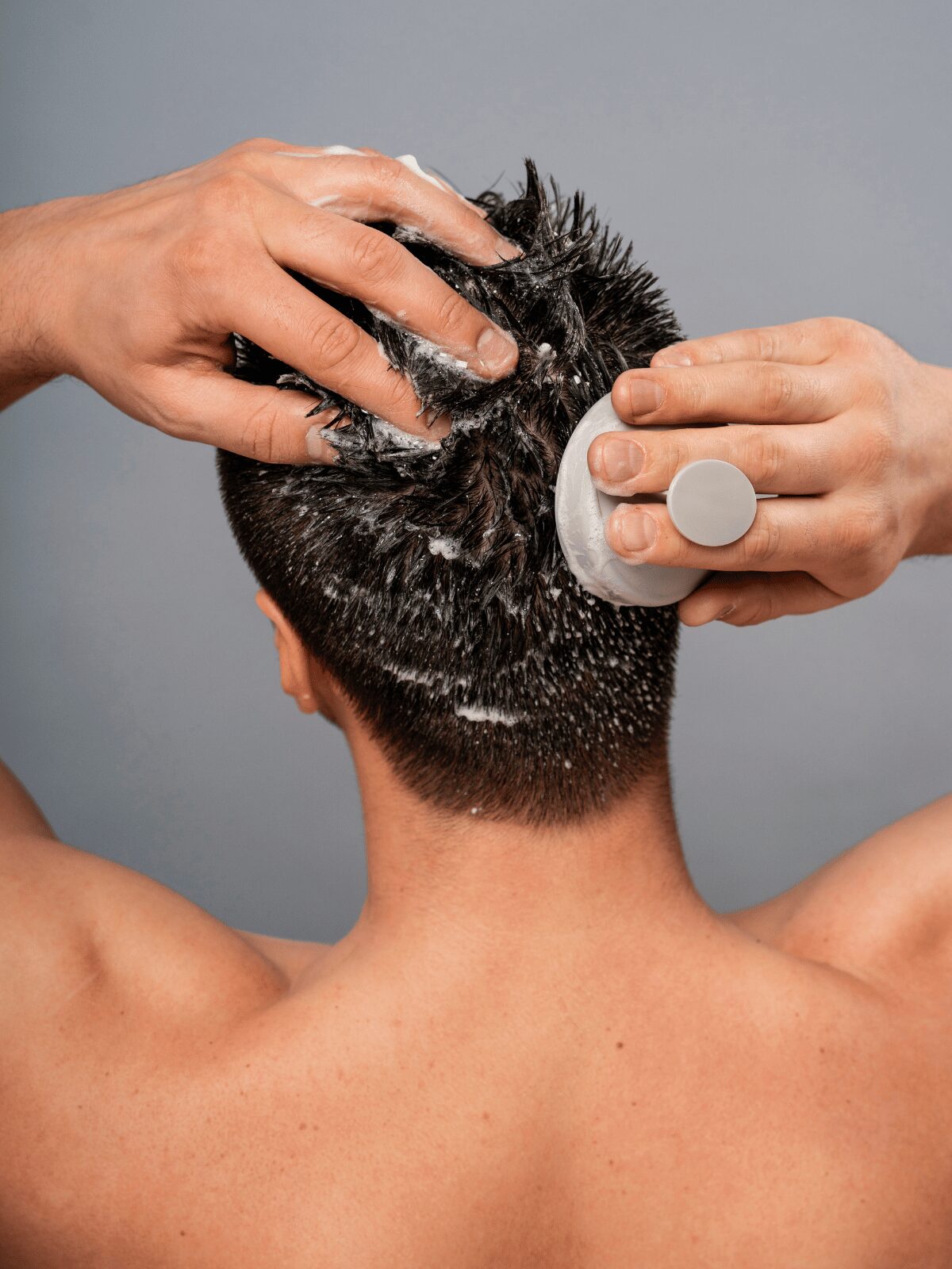 Brosse de massage cuir chevelu